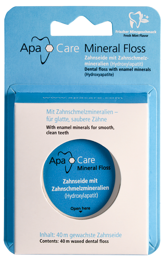 ApaCare Tannþráður með hydroxyapatite