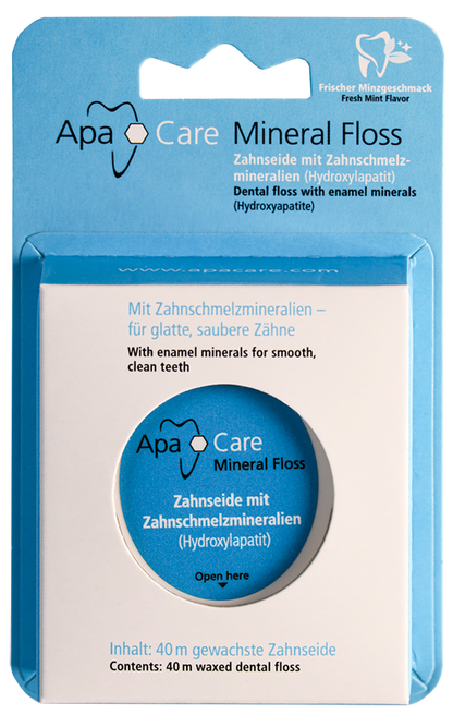 ApaCare Tannþráður með hydroxyapatite