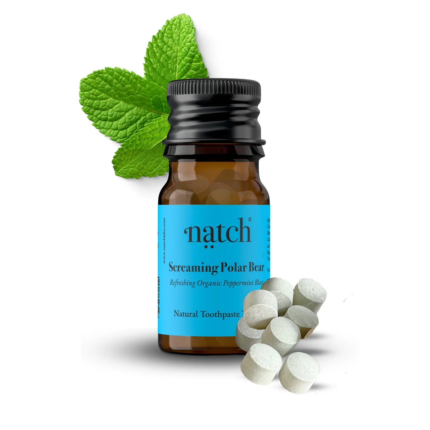 Screaming Polar Bear - Tannkremstöflur með Hydroxyapatite