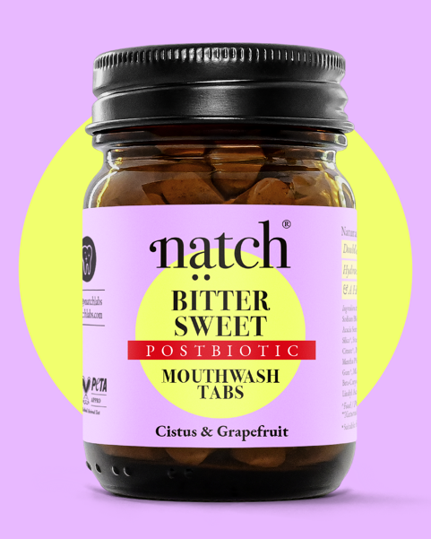 Bitter Sweet - Munnskolstöflur með postbiotics og hydroxyapatite