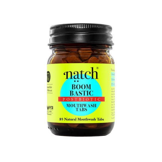 Boombastic - Munnskolstöflur með postbiotics og hydroxyapatite