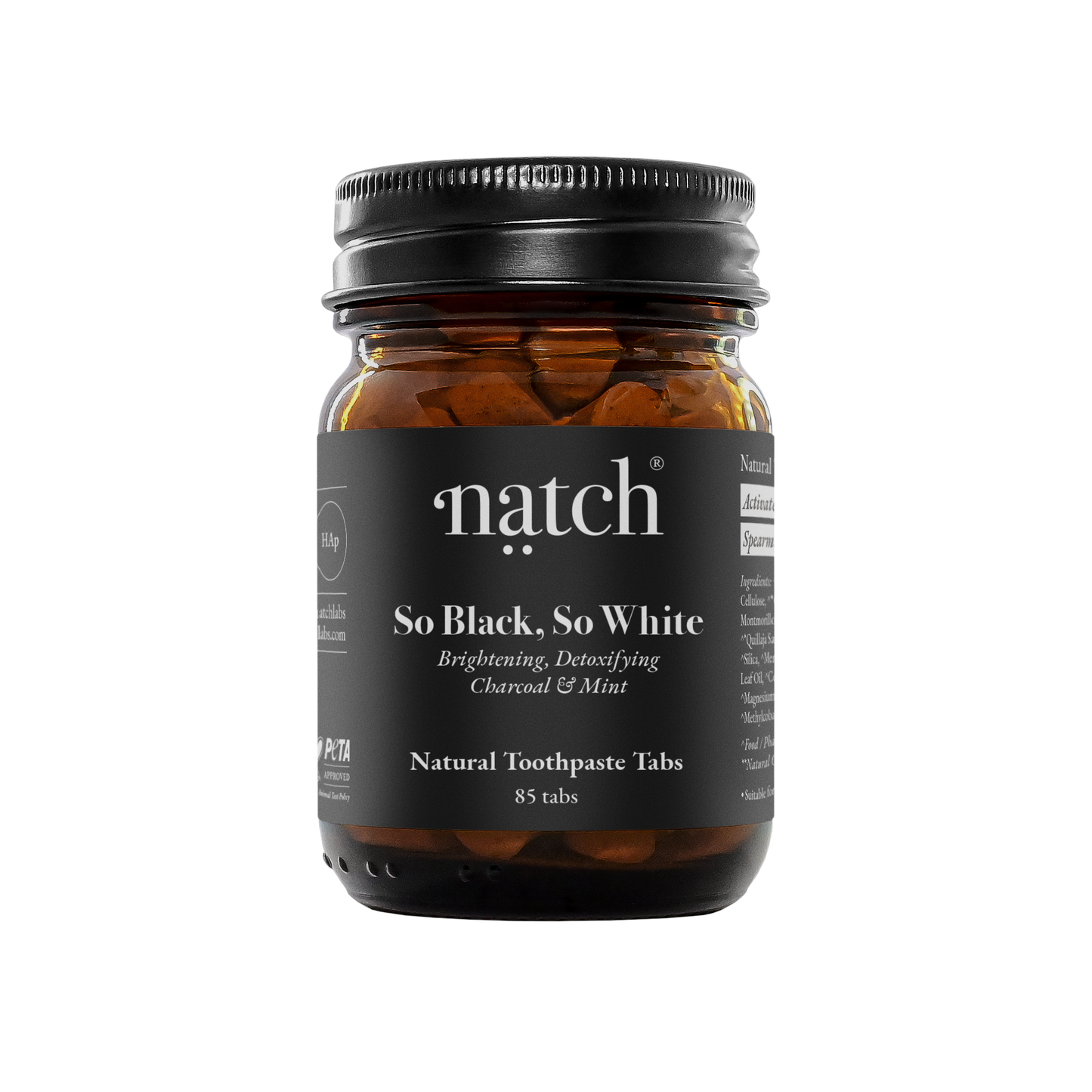 So Black, So White - Tannkremstöflur með Hydroxyapatite