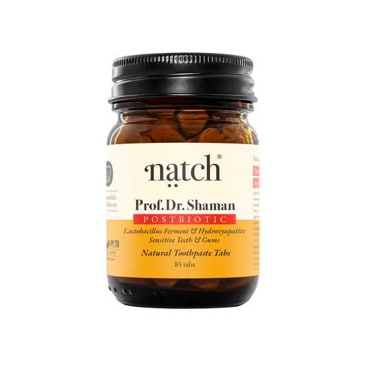 Prof. Dr. Shaman - Tannkremstöflur með Postbiotics og Hydroxyapatite