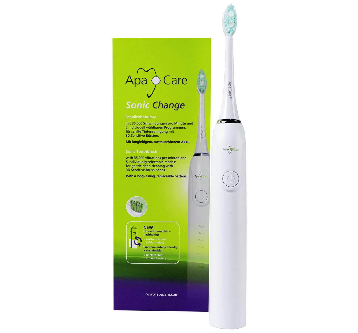 ApaCare Sonic Change Rafmagnstannbursti